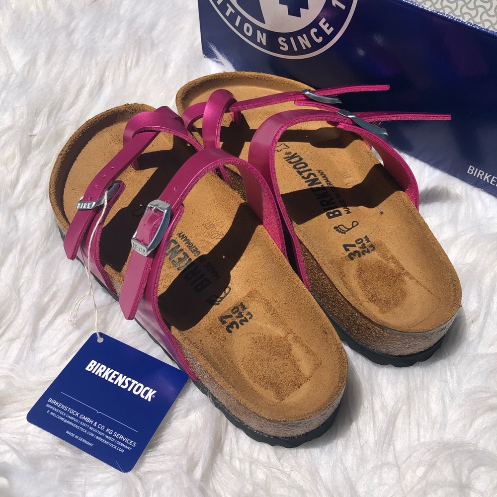 Birkenstock Mayari metallic magenta sandal NWT - Picture 13 of 13
